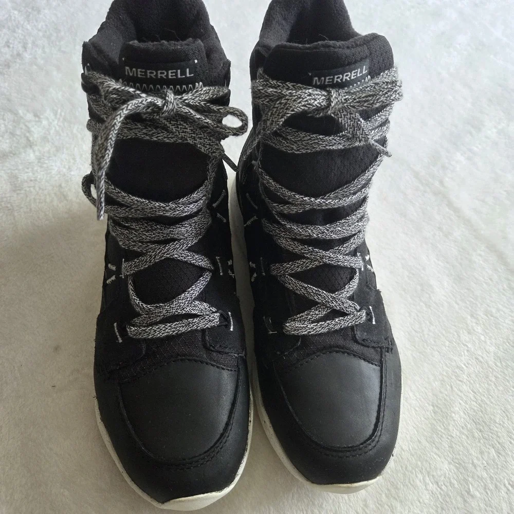 Merrell‎ Bravada 2 Thermo Mid Womens Waterproof Hiking Boots Black  Sz 7.5 NWOB
